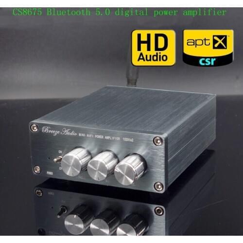 BL50A CS8675 Bluetooth 5.0 digital power amplifier, support APTX HD with decoding TPA3116, distortion: less than 0.05