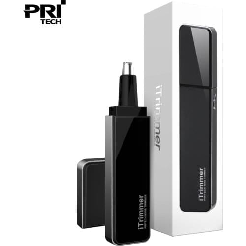 Pritech Electric Nose Hair Trimmer 17mm Ultra-Thin Professional Lighting Design Hair Clipper Nose Wasable Haircut Eyebrow Razor