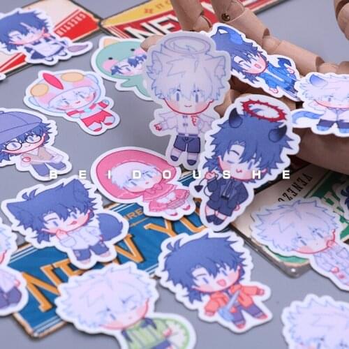 Game Shiguang Daili Ren Cheng Xiaoshi Lu Guang Cute Glitter Refrigerator Luggage Sticker Paster Phone DIY Scrapbook Decal Toy