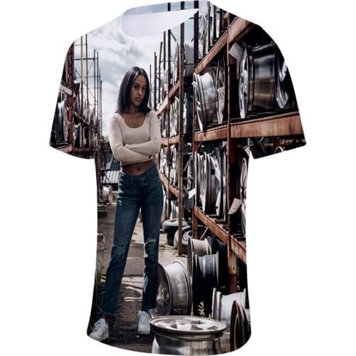 Men/Women Street Clothes T-shirt Youthful Retro Innovation Vitality Style Coat Ruth B 3D Print Spring Summer Preppy Style