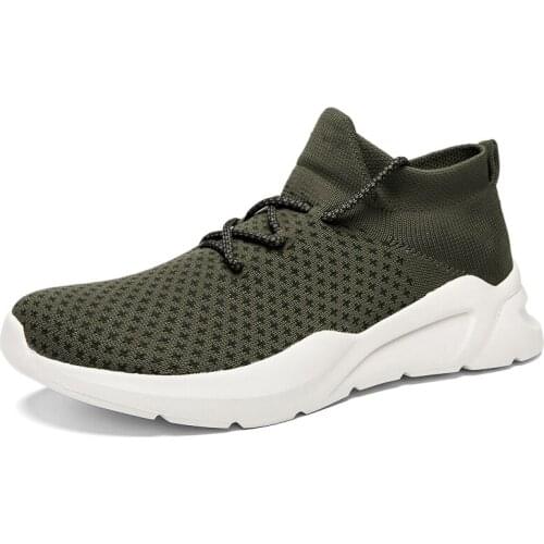 Tenis Masculino 2021 high top Men Tennis Shoes Breathable Mesh Sneakers Comfortable Walking Footwear Male Sport Shoes