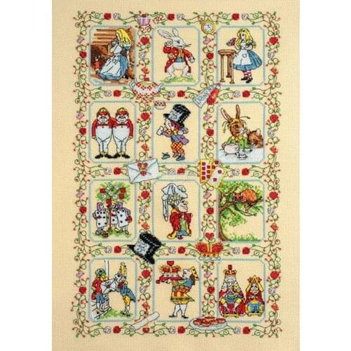 ZZ564Home Fun Cross Stitch Kit Package Greeting Needlework Counted Kits New Style Joy Sunday Kits Embroidery
