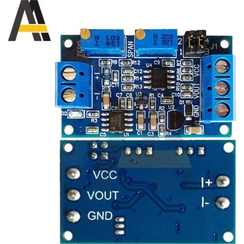 0 to 20mA/40mA to 0-3.3V 0-5V 0-10V Current to Voltage Converter Signal Conversion Module 0-20mA 4-20mA I/V Transmitter VCC VOUT