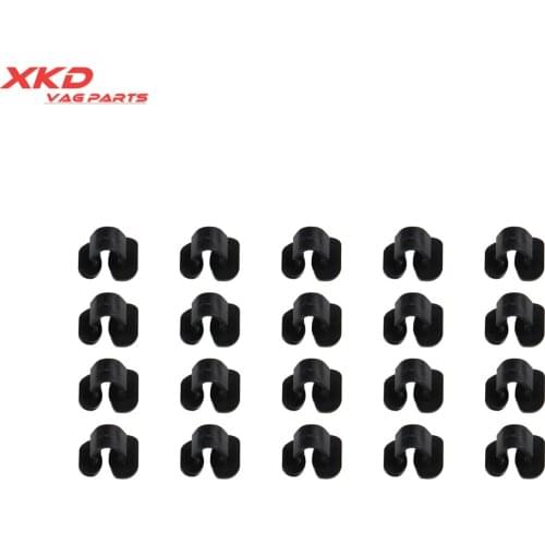 20pcs Hood Insulation Plastic Retainer Bonnet Holder Pad Clip For V-W Golf J-etta Passat A-UDI 1H5863849A01C