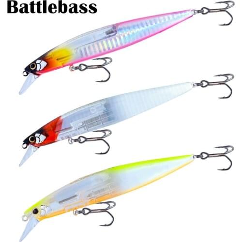BATTLEBASS With Flash Blade Minnow New Hot Model Professional Quality Fishing Lures 120mm 21g Hard Floating Wobblers Crankbait