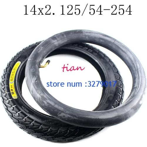 HOT SALE Good Quality and Reputation 14 X 2.125 / 54-254 Tire fits Many Gas Electric Scooters and e-Bike 14X2.125 gas scooter