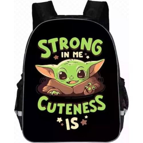 Disney baby Yoda Mandalorian School Bag for Kids Boy Backpack Children Primary Star Wars Toddler Mochila Escolar