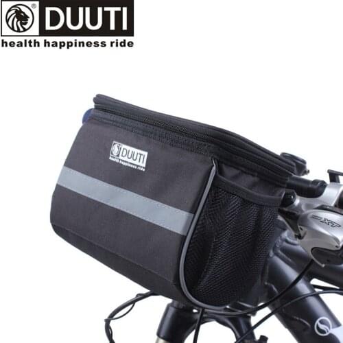 DUUTI Touch Screen Bicycle Phone Bag Mountain Road Bike Handlebar Bag Phone Holder Pouch Cycling Bicycle Front Basket Frame Bag