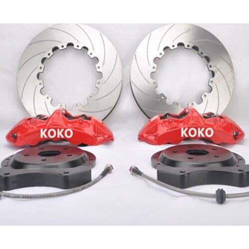 KOKO RACING GT6 brake kit GT4 RED caliper 355*32mm drilled brake disc 18 rim front wheel for BMW M3 M5