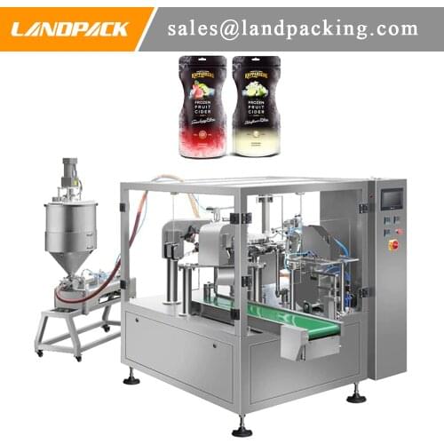 Frozen Fruit Cider Rotary Stand Up Pouch Packing Machine