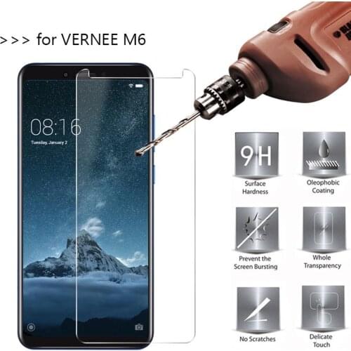 2PCS NEW Screen Protector mobile phone For Vernee M6 9H Tempered Glass Film Protective Screen Cover