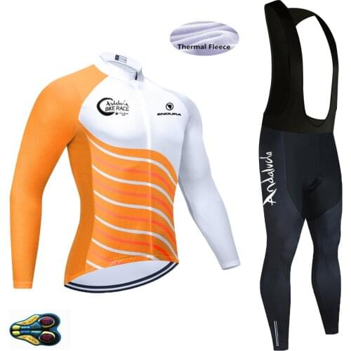 Winter ANDALUCIA Cycling Team Jersey 20D sportswear MTB Bike Pants Men Pro Ropa Ciclismo Thermal Fleece BiCycling Jacket 2021