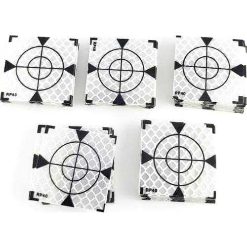 100pcs Triangle Reflector Sheet 50X50MM Reflective Target 60mm 40mm 30mm 20mm TOTAL STATION REFLECTOR SHEET (Customizable)