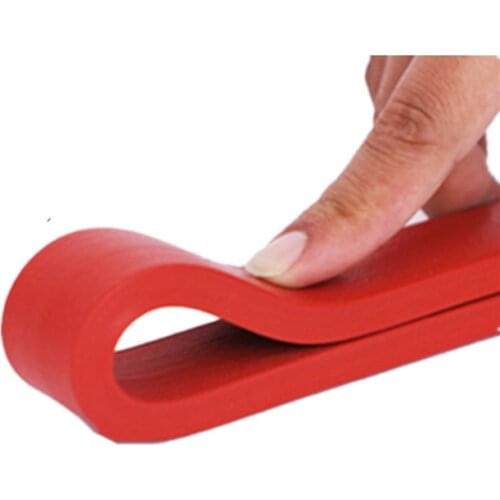 40x5mm 366cm Silicone Foam Sponge Bar Seal Strip Heat Resistant Inuslation Strip odd Red