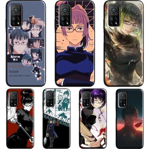 Maki Zenin Jujutsu Kaisen For POCO M3 Pro F3 X3 NFC Case For Xiaomi Mi Note 10 Lite A3 9T 10T Pro Mi 11 Lite Coque