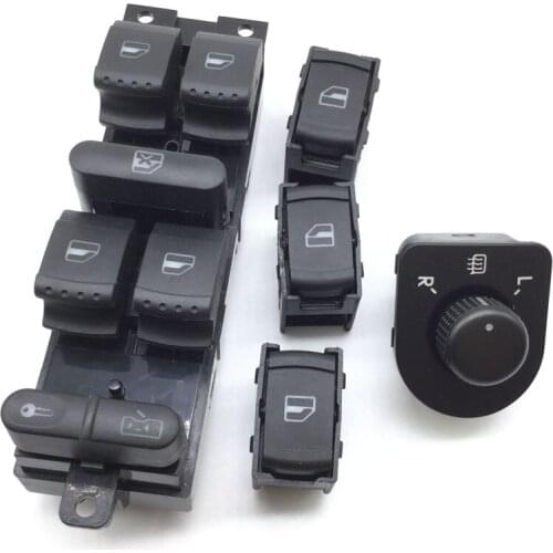 Power Window Mirror Switch Button For VW Jetta Golf MK4 Bora Passat B5 1J4959857,1J1959565F,3B0959855B,1J4959857B,1J4 959 857
