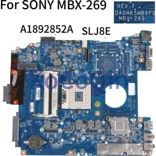 KoCoQin Laptop motherboard For SONY Vaio SVE15 SVE1511RFXB MBX-269 HM76 Mainboard A1892852A DA0HK5MB6F0 SLJ8E