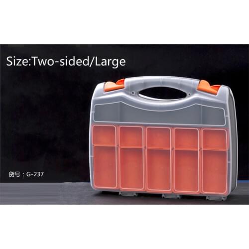 Screw Box Tool Box Plastic Parts Box Of The Electronic Element Box Sample Classification Storage Two-sided/Large