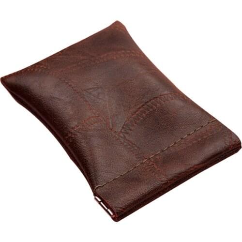 PU Leather Coin Purse Earbuds Earphone Holder Pouch for Women Men Key Wallet Keyring Change Pouch Organizer