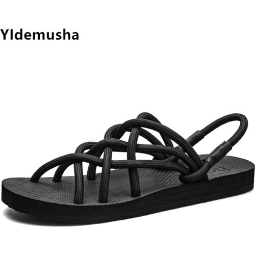 Men Sandals Comfortable Shoes 2020 New Beach Men Shoes Summer shoes Man Sandals Flip Flops New Fashion Gladiator flat sandles
