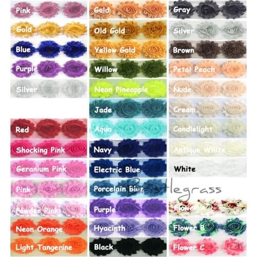 BRISTLEGRASS 1 Yard 2.5" Frayed Shabby Rose Flower Rosette Mesh Lace Trims Kids Headbands Hair Accessories Bridal Wedding Dress