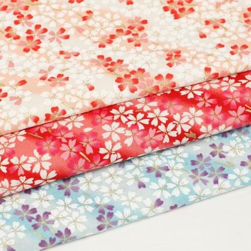 Factory Direct Sales Cotton and Japanese Style Bronze Cherry Blossom Series Clothing Headdress Flower Pet Collar and Other Cloth