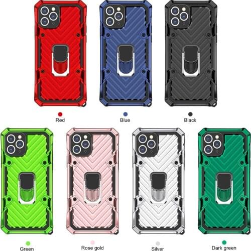 Luxury Rugged Armor Case for LG Harmony 4 Aristo5 K31 K51 Stylo6 Double Layer Shockproof Cover Magnetic Ring Stand Capa NewTrend