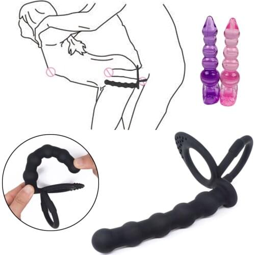 Sex Shop Double Penetration Strapon Dildo Anal Beads Butt Plug No Vibrators Sex Toys For Women Couples Adult Game Sex Products