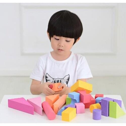 EVA Foam Building Blocks Multi-colored Stacking Blocks Construction Toys