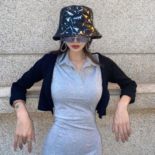 Reflective Night Lighting Hat Cool Chic Fashion Harajuku Dance Yuppie Hip Hop Fishermans Caps Pattern Printing Street Style