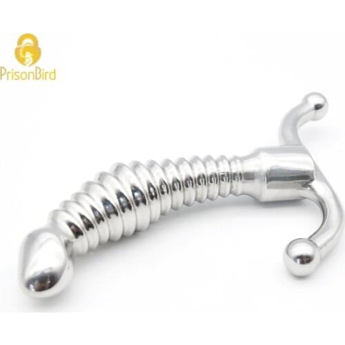 Prison Bird Sex STAINLESS STEEL PROSTATE MASSAGERANAL TOY A264