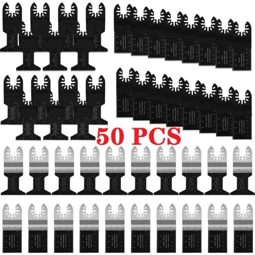 Universal Oscillating Multi Tool Saw Blade Quick Release Dewalt for Renovator Power Tool Professional Wood Cutting 10-121Pcs/Set