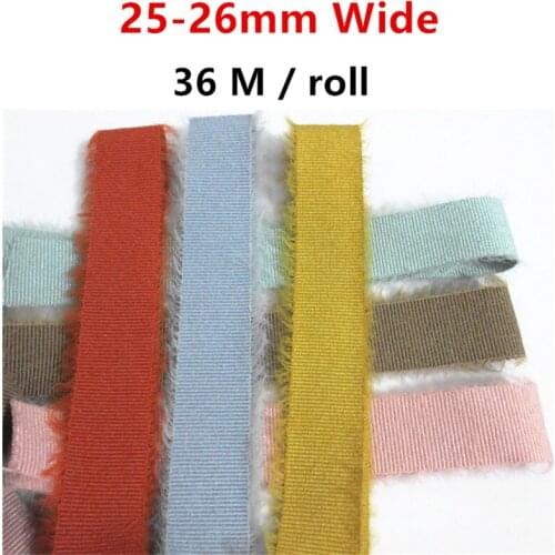 1" Wide 25mm 4.0CM Plush Hairy Wool Fabric Ribbon DIY Bowknot Hair Accessories Handmade Tape Webbing 40 Yards 474