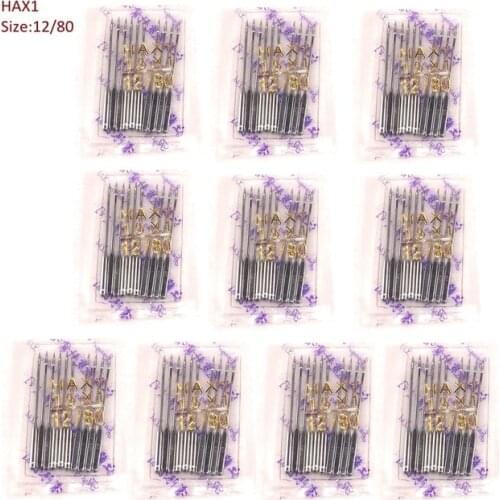 100pcs sewing needles size 12/80 HAX1 15x1 130x705H universal for Bernina Janome all brand domestic sewing machine