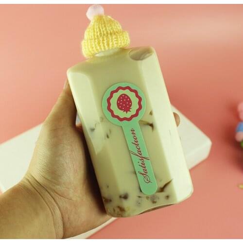 25pcs Net red milk tea bottle creative disposable PET juice drink flat square ins juice cup takeaway cup small wine bottle 300ml