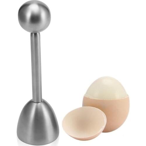 304 Stainless Steel Egg Opener Boiled Egg Topper Shell Top Kitchen Tool Cutter Knocker Opener Egg Accessories Kitchen Gadget