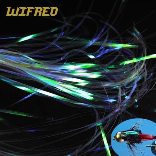 5bags 2mm Wide Fly Tying Pearl Color Flash Tinsel Flat Narrow Shinning Film Line for Nymph Scud Back Streamer Dressing Material
