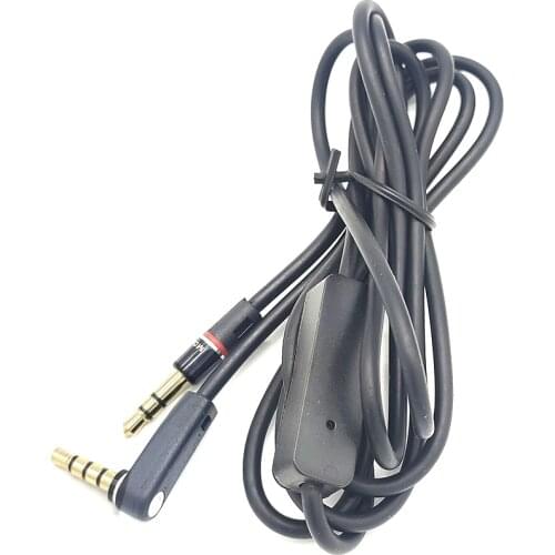 3.5mm Audio Cable Cord w/ MIC For Nakamichi NK 780 M 780bk On-Ear Headphone Parrot Zik Bluetooth Headphone bx new