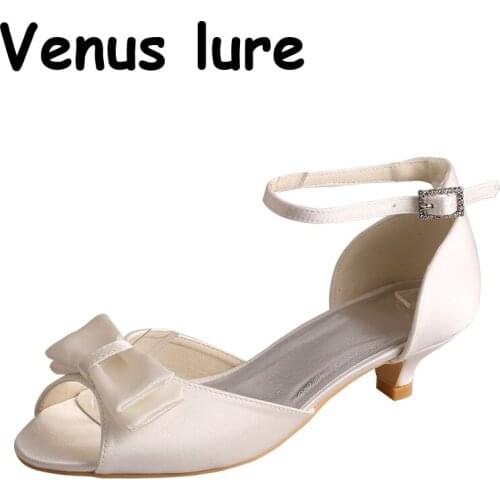 Custom Handmade Various Colors White Summer Shoes Bride Small Heel Size 10