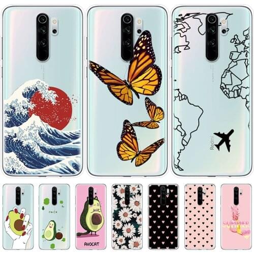 Case For Xiaomi Redmi Note 8T Cases For Redmi Note 8 Coque Silicone Soft TPU Cover For Redmi Note 8 Pro 8pro Fundas Transparent