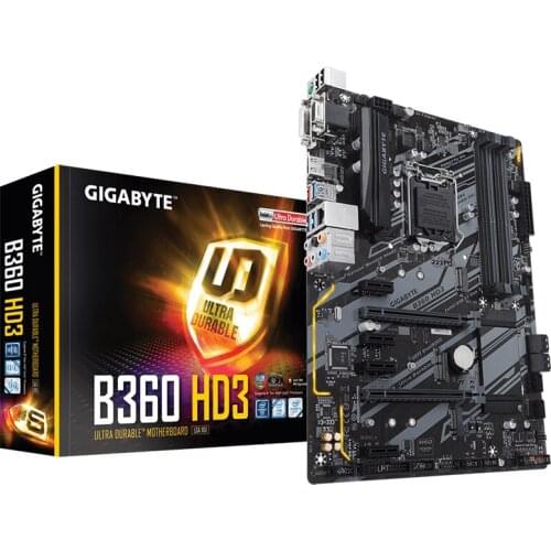 For Gigabyte GA-B360 HD3 NEW original Desktop B360 Motherboard B360 HD3 Socket LGA1151 DDR4 USB3.0 SATA3