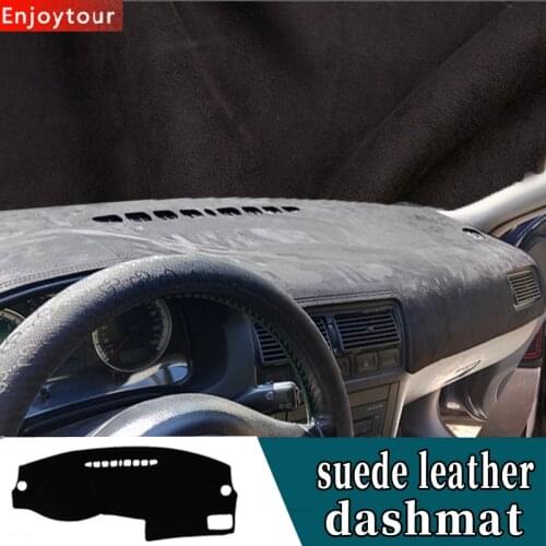 For Volkswagen VW jetta A4 GTI for Volkswagen golf MK4 Suede Leather Dashmat Dashboard Cover Pad Dash Mat Carpet Car-styling