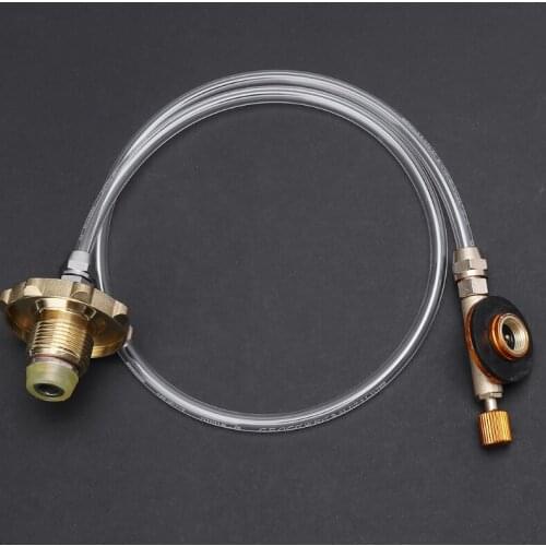 Outdoor Camping Propane Refill Adapter Gas Flat Cylinder Tank Coupler Adapter 50JC