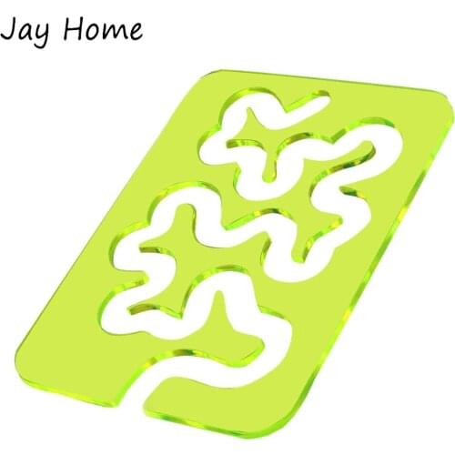 Using Quilting Templates Rulers Acrylic Free Motion Quilting Templates for Sewing Machine Simple Meander Quilting Supplies