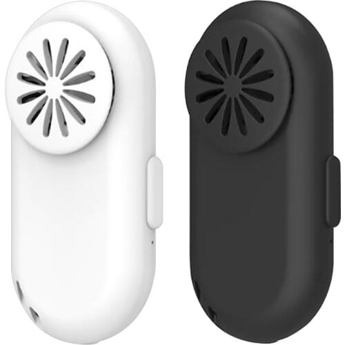 Reusable Portable Fan for Face Mask Clip-On Air Filter Usb Rechargeable Exhaust Mini Fan Personal Wearable Air Purifiers