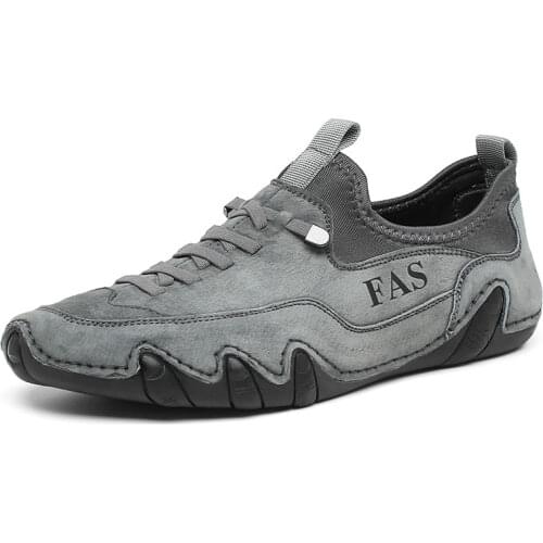 2021 New Mens Leather Shoes Luxury Brand Designer Business Loafers Moccasins Fashion Casual Non Slip Driving Shoes Big Size Hot