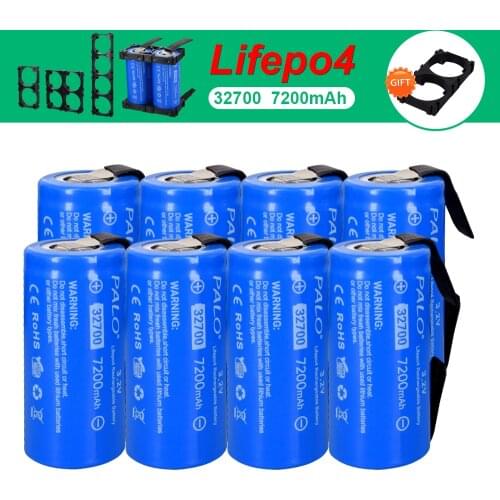 2021 New 3.2V 32700 LiFePO4 Battery 35A Continuous Discharge Maximum 55A High Power Battery +DIY Nickel Sheets For Flashlight