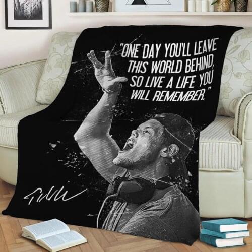 Avicii 3D Print Plush Blanket Throw On Sofa Home Decor Soft Warmth Washable Nap Blanket Dropshipping