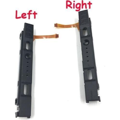 5pcs Original Plastic Slider For Nintend Switch NS Joycon Right Left Rail Assembly with Flex Cable Complete Assembly Flex Cable