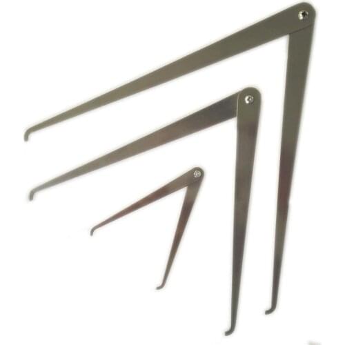 2017 New Stainless Steel Straight Caliper Pottery Clay Sculpture Ceramic Measuring Tools 4 /8 /10 inches Perfect